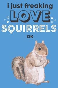 I Just Freaking Love Squirrels Ok