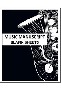 Music Manuscript Blank Sheets