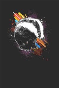 Badger with Color Splash