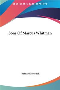 Sons Of Marcus Whitman