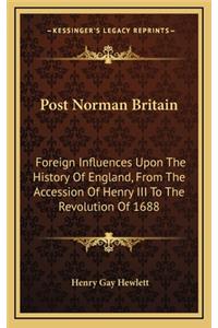 Post Norman Britain
