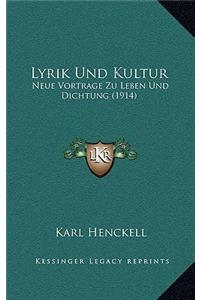 Lyrik Und Kultur
