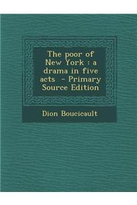 The Poor of New York