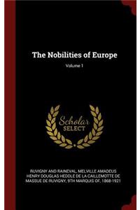 The Nobilities of Europe; Volume 1