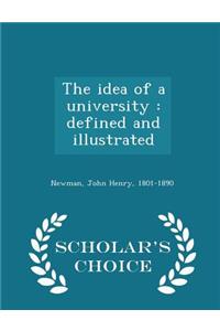 The idea of a university
