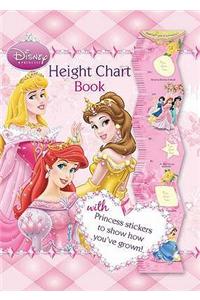 Disney Princess Height Chart Book