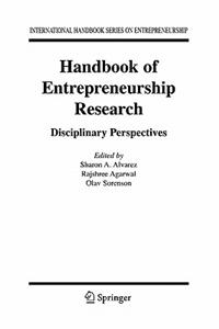 Handbook of Entrepreneurship Research: Disciplinary Perspectives