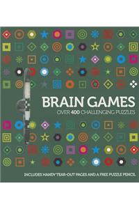 Brain Games: Over 400 Challenging Puzzles [With Pencil]