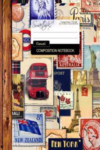 Travel Composition Notebook
