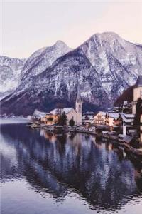 Hallstadtt Village on the Lake in Austria Journal: 150 page lined notebook/diary