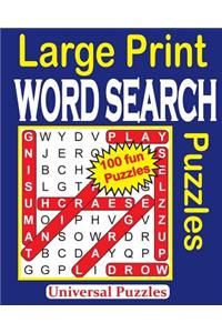 Large Print WORD SEARCH Puzzles