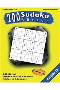 200 gemischte Zahlen-Sudoku 10