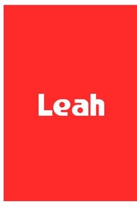 Leah - Pink Notebook / Journal / Extended Lined Pages / Soft Matte Cover