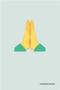Gratitude Journal -Prayer Hands Cover (Blue)
