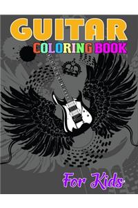 Guitar Coloring Book for Kids