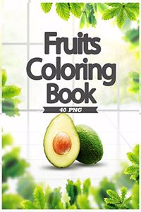 Fruits Coloring Book