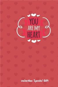 You are my heart The Couples Journal Special Gift