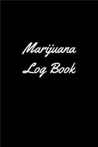 Marijuana Log Book