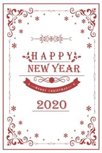 Notebook Happy New Year Merry Christmas 2020