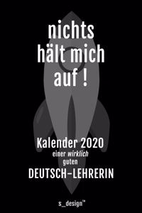 Kalender 2020 für Deutsch-Lehrer / Deutsch-Lehrerin