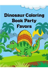Dinosaur Coloring Book Party Favors