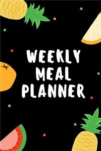 Weekly Meal Planner Nice Pattern
