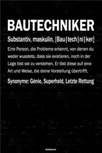 Bautechniker Notizbuch