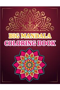 Big Mandala Coloring Book