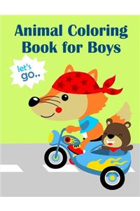 Animal Coloring Book For Boys