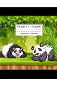 Composition Notebook College Ruled 120p 8
