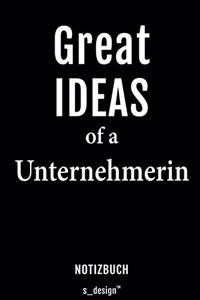 Notizbuch für Unternehmer / Unternehmerin