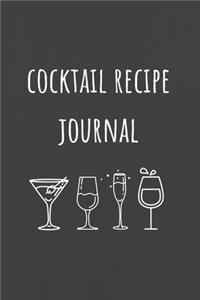 Cocktail Recipe Journal