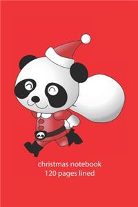 christmas notebook 120 pages lined