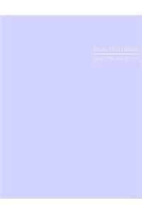 Dual Notebook Lined/Blank Pages