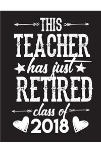 This Teacher Has Just Retired Class Of 2018