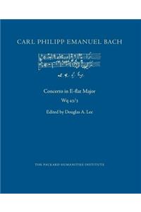 Concerto in E-flat Major, Wq 43/3