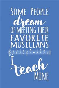 Music Teacher Notebook