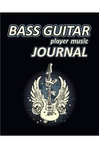 Bass Guitar Player Music Journal