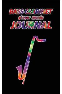 Bass Clarinet Player Music Journal
