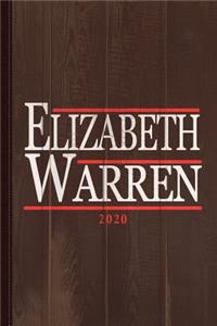 Elizabeth Warren 2020 Journal Notebook