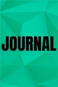 Polygonal Abstract Geometric Background Lined Writing Journal Vol. 20