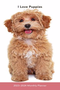 Puppies, I Love 2023 Pocket Planner