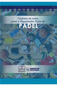 Caderno de notas para o Preparador Físico de Padel