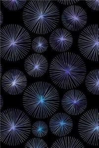 Journal Notebook Watercolor Dandelion Puff Balls Pattern 1