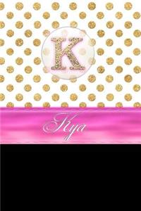 Kya: Personalized Lined Journal Diary Notebook 150 Pages, 6 X 9 (15.24 X 22.86 CM), Durable Soft Cover