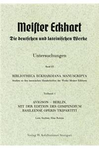 Bibliotheca Eckhardiana Manuscripta