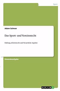 Das Sport- und Vereinsrecht