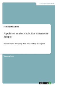 Populisten an der Macht. Das italienische Beispiel