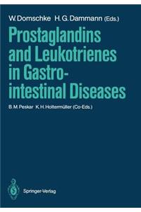 Prostaglandins and Leukotrienes in Gastrointestinal Diseases