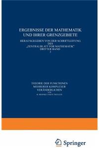 Theorie Der Funktionen Mehrerer Komplexer Veränderlichen